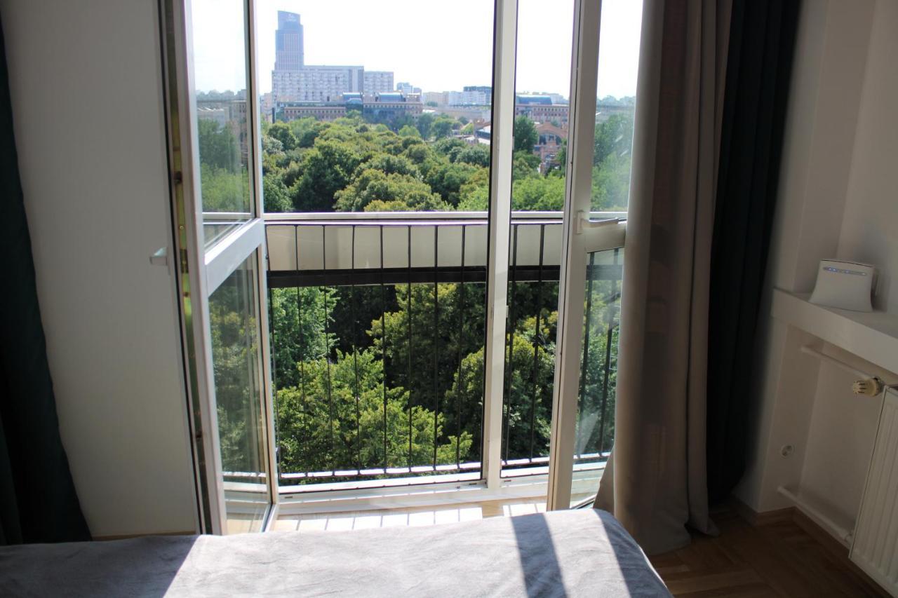 Strict Center Warsaw Comfortable Apartment, 10Th-Floor With Beautiful View On The Park And Skyscrapers, Free Wifi, Self Check-In/Out Exterior foto