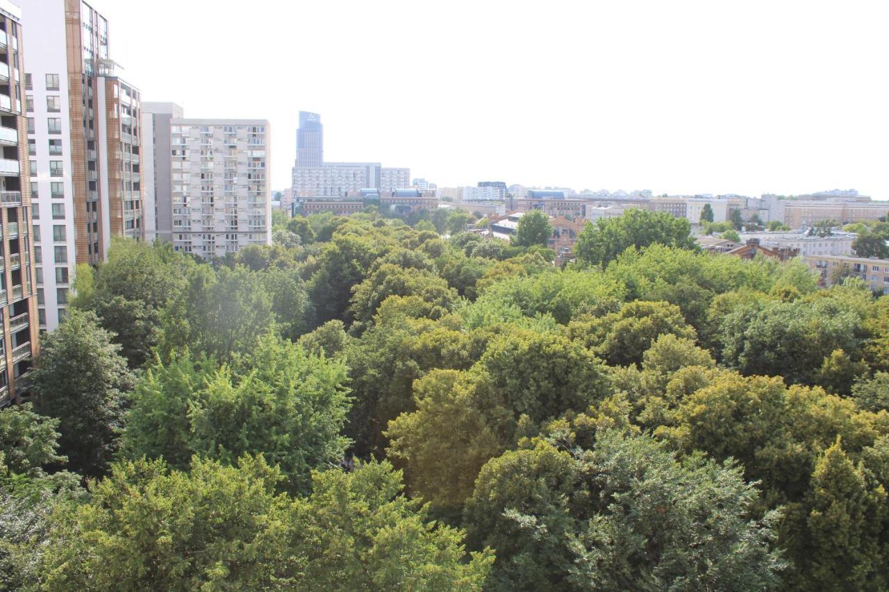 Strict Center Warsaw Comfortable Apartment, 10Th-Floor With Beautiful View On The Park And Skyscrapers, Free Wifi, Self Check-In/Out Exterior foto